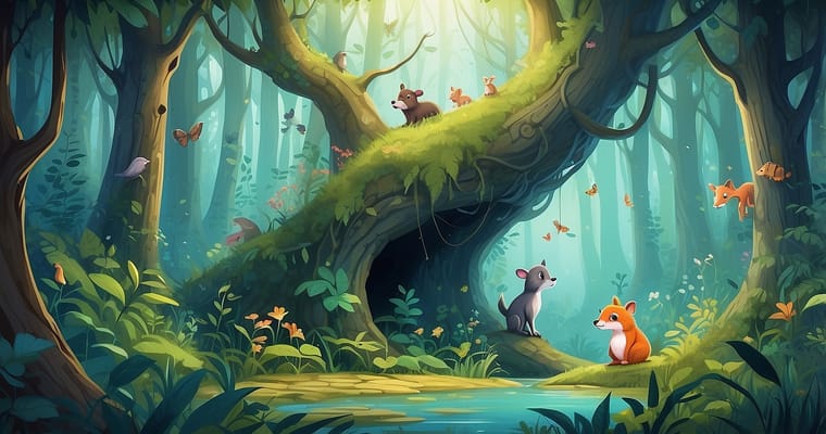 Magisch Verstoppertje in het Fluisterende Bos