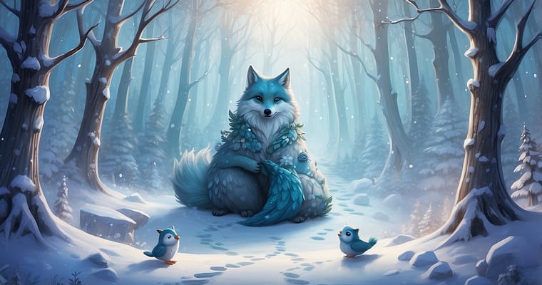 De Winterdroom in het Fluisterende Bos