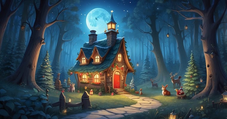 Het Kerstfeest van de Slapende Dieren